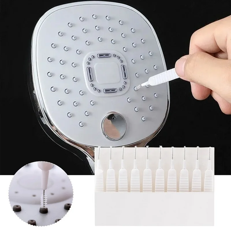 New 10pcs/set Shower Head Cleaning Brush Washing Anti-clogging Small Brush Pore Gap Cleaning Brush for Kitchen Toilet Phone Hole
New 10pcs/set Shower Head Cleaning Brush Washing Anti-clogging Small Brush Pore Gap Cleaning Brush for Kitchen Toilet Phone Hole