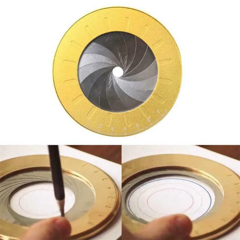 Cross Border Stainless Steel Circle Drawing Creative Drawing Ruler Circle Drawing Tool Adjustable Measuring Drawing Tool
Cross Border Stainless Steel Circle Drawing Creative Drawing Ruler Circle Drawing Tool Adjustable Measuring Drawing Tool