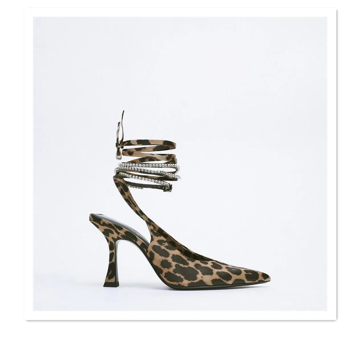 Spring New Women's Shoes Leopard Pattern Changeable Ankle Strap Open Heel Muller Shoes
Spring New Women's Shoes Leopard Pattern Changeable Ankle Strap Open Heel Muller Shoes