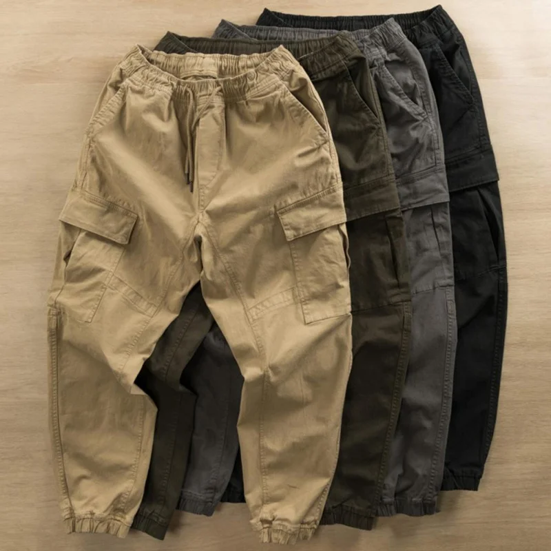 Casual Losse Trekkoord Broek Meerdere Zakken Elastische Taille Polyester Heren Veterschoenen Outdoor Trendy Cargobroek
Casual Losse Trekkoord Broek Meerdere Zakken Elastische Taille Polyester Heren Veterschoenen Outdoor Trendy Cargobroek