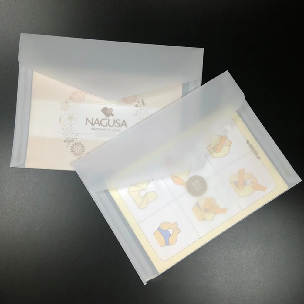 

50 Translucent Vellum Invitation Envelopes Diy Multifunction Gift Envelope ( 12 5x17 5cm )
