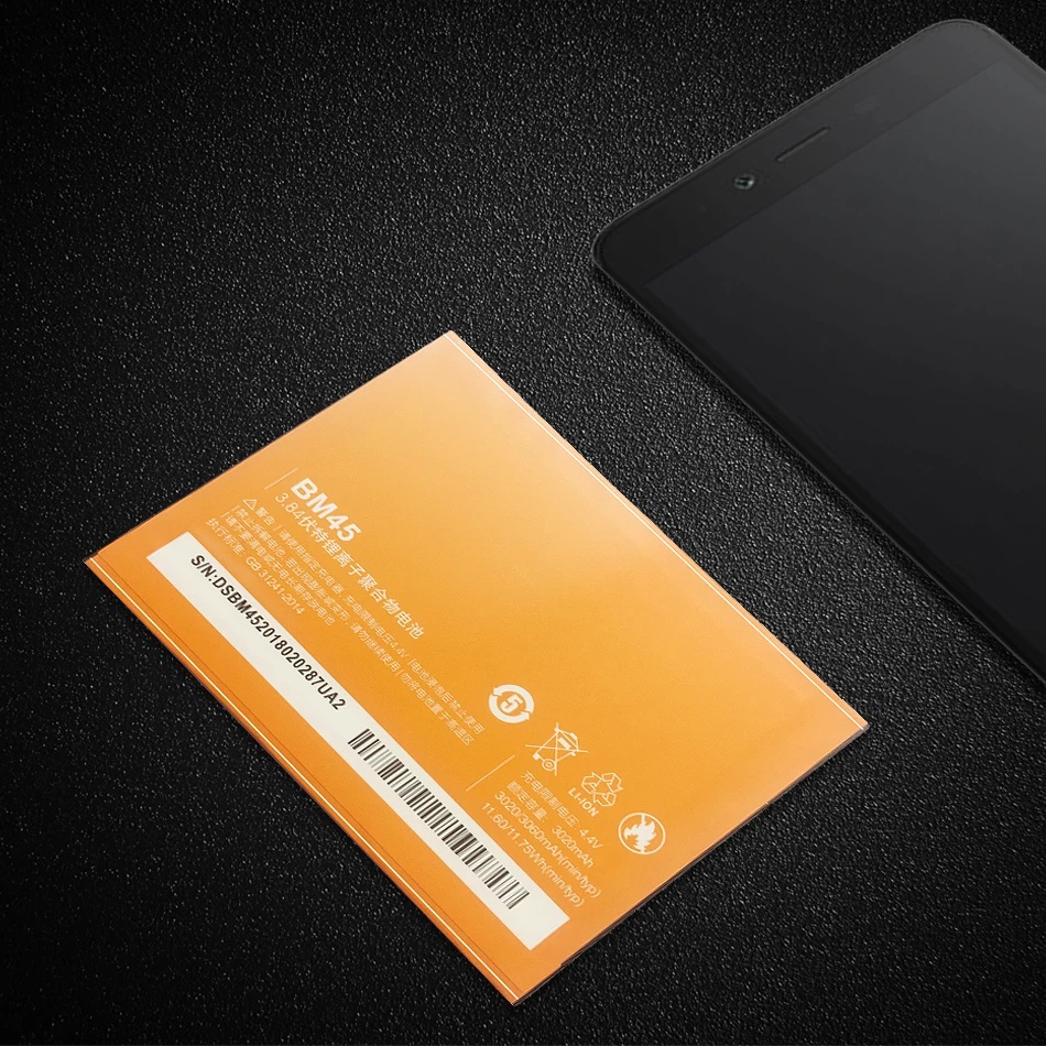 Аккумулятор BM45 для Xiaomi Redmi Note 2 Red Rice Note2 3060 мАч, сменный литий-полимерный аккумулятор для сотового телефона 
Аккумулятор BM45 для Xiaomi Redmi Note 2 Red Rice Note2 3060 мАч, сменный литий-полимерный аккумулятор для сотового телефона