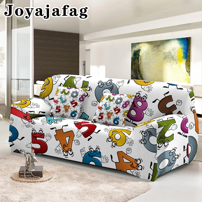 Cartoon Number Alphabet Sofa Cover Stretch Corner Slipcover 1/2/3/4 Seaters For Living Room Decor Elastic Couch Covers
Cartoon Number Alphabet Sofa Cover Stretch Corner Slipcover 1/2/3/4 Seaters For Living Room Decor Elastic Couch Covers