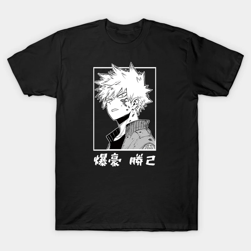 Футболки с круглым вырезом и принтом моя геройская академия, Bakugou Katsuki, уютные Топы с коротким рукавом из аниме, мужские футболки в стиле Харадзюку
Футболки с круглым вырезом и принтом моя геройская академия, Bakugou Katsuki, уютные Топы с коротким рукавом из аниме, мужские футболки в стиле Харадзюку