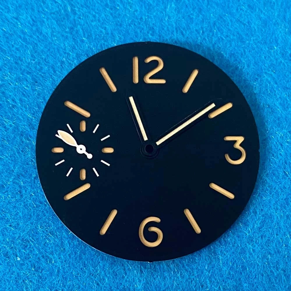 34.5mm Watch Dial + Watch Hands Green Luminous Watch Accessories Suitable for ETA 6497/ST3600 Movement
34.5mm Watch Dial + Watch Hands Green Luminous Watch Accessories Suitable for ETA 6497/ST3600 Movement