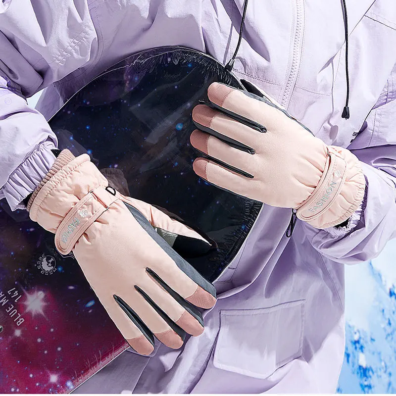 Зимние женские велосипедные перчатки, спортивные флисовые теплые перчатки с пальцами для езды на велосипеде, катания на лыжах, кемпинга, пе... 
Зимние женские велосипедные перчатки, спортивные флисовые теплые перчатки с пальцами для езды на велосипеде, катания на лыжах, кемпинга, пе...