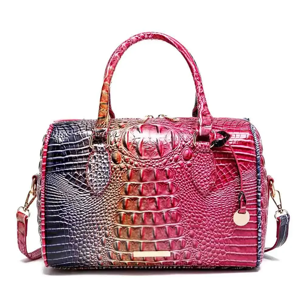Luxury Designer Bags Crocodile Bag Woman Boston Bags Quality PU Leather Alligator Print Female Shoulder Messenger Handbag 2023
Luxury Designer Bags Crocodile Bag Woman Boston Bags Quality PU Leather Alligator Print Female Shoulder Messenger Handbag 2023