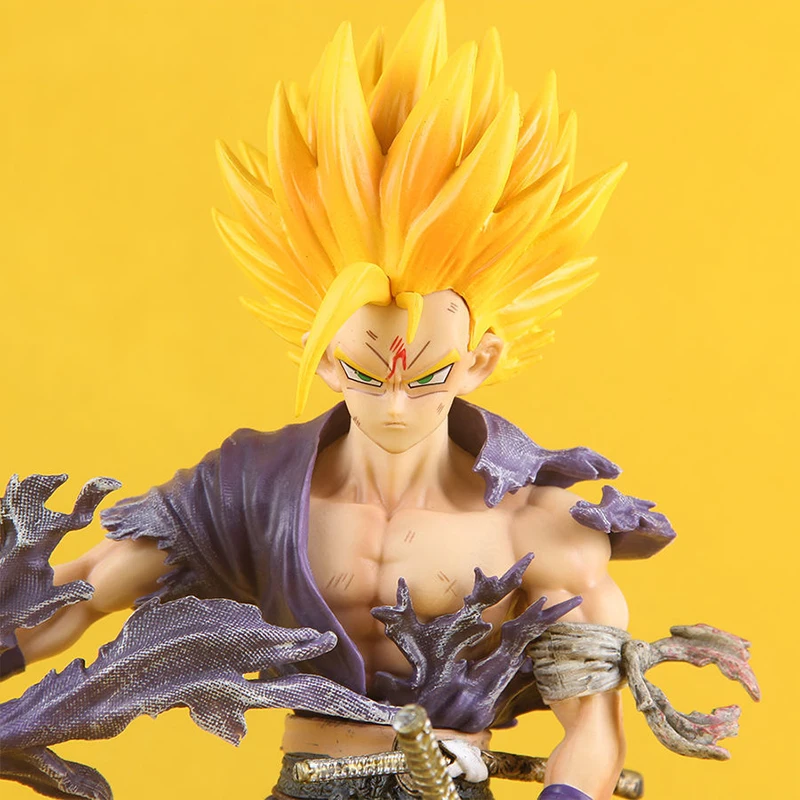 Dragon Ball Z Figure Gohan Super Saiyan Anime Kimono Warrior PVC Action Figure DBZ Gohan Goku Fighting Cell Model Toy 28cm
Dragon Ball Z Figure Gohan Super Saiyan Anime Kimono Warrior PVC Action Figure DBZ Gohan Goku Fighting Cell Model Toy 28cm