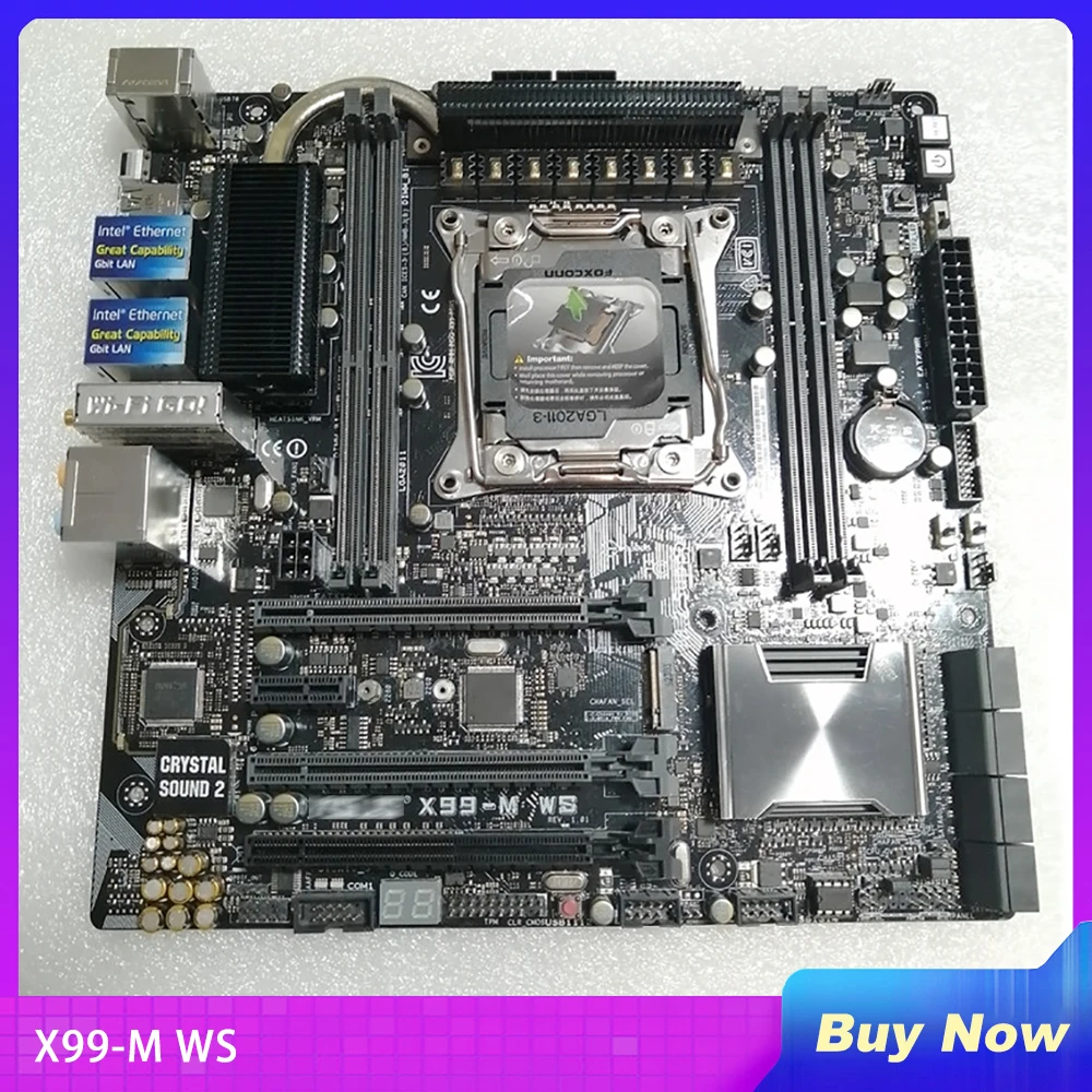X99-M WS для материнской платы рабочей станции ASUS, встроенный Realtek ALC1150 X99 LGA 2011-V3 Core i7 DDR4
X99-M WS для материнской платы рабочей станции ASUS, встроенный Realtek ALC1150 X99 LGA 2011-V3 Core i7 DDR4