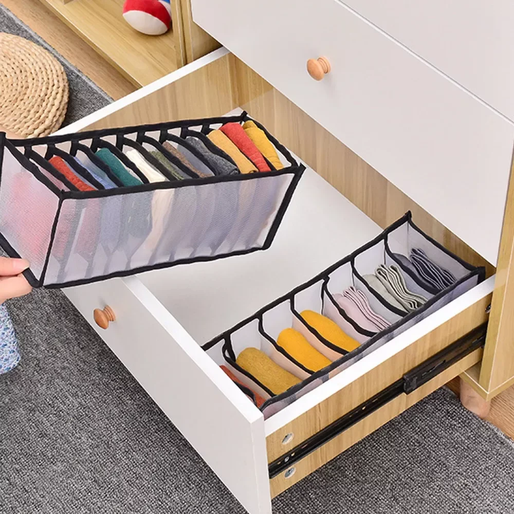 Underwear Storage Box Women's Socks Wardrobe Drawer Bra Panties Thickened Compartment Storage Box Mesh Plaid
Underwear Storage Box Women's Socks Wardrobe Drawer Bra Panties Thickened Compartment Storage Box Mesh Plaid