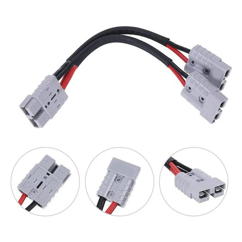50A for Anderson Plug Connector Dual Y Adapter Battery Power Connector Forklift Power Plug Connector with 6MM Car Cable 
50A for Anderson Plug Connector Dual Y Adapter Battery Power Connector Forklift Power Plug Connector with 6MM Car Cable