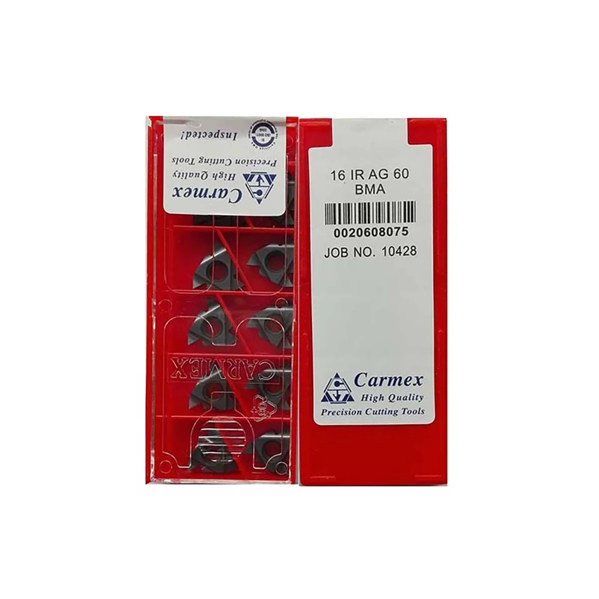 Carmex 100% Original 16IR 16IRG60 16IRG55 16IRAG55 16IRA60 16IR19W 16IR12W 16IRAG60 BMA Treading Turning Toos Insert
Carmex 100% Original 16IR 16IRG60 16IRG55 16IRAG55 16IRA60 16IR19W 16IR12W 16IRAG60 BMA Treading Turning Toos Insert