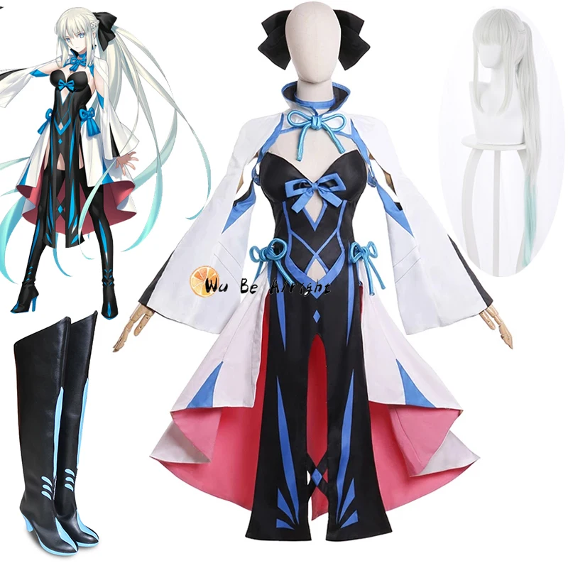 Game Fate Grand Order Morgan Cosplay Costume Wig And Shoes For Halloween Carnival Party Events Anime Adult Cos Christmas Props
Game Fate Grand Order Morgan Cosplay Costume Wig And Shoes For Halloween Carnival Party Events Anime Adult Cos Christmas Props