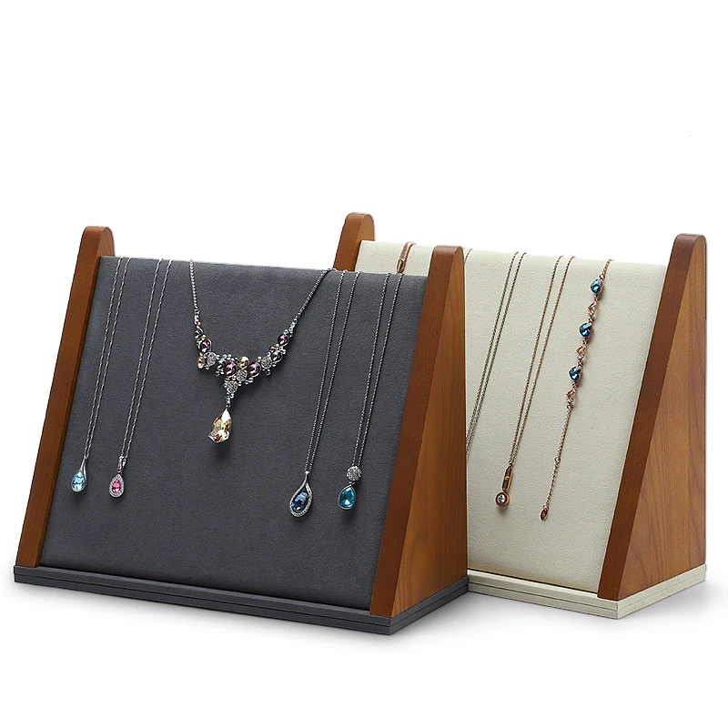 New Jewelry Display Props Solid Wood Pendant Necklace Show Stand Vertical Jewelrys organiser Storage Jewellery Counter Holder
New Jewelry Display Props Solid Wood Pendant Necklace Show Stand Vertical Jewelrys organiser Storage Jewellery Counter Holder