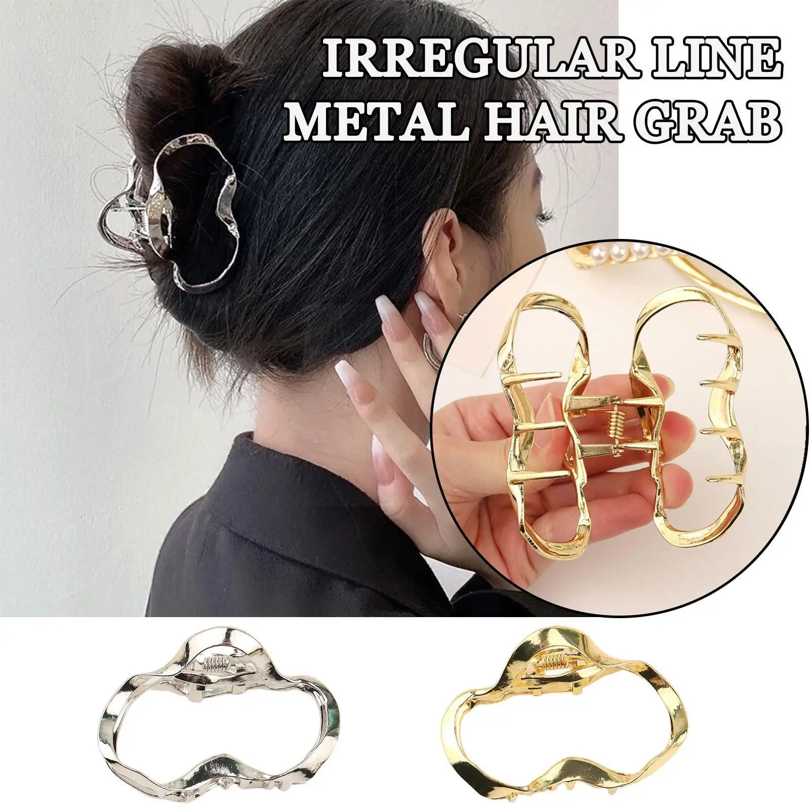 2022 New Personalized Simple Metal Geometric Hair Clips Decorative Clips Hollow Hair Clips Hair Elegant Out Claw Irregular H5a1
2022 New Personalized Simple Metal Geometric Hair Clips Decorative Clips Hollow Hair Clips Hair Elegant Out Claw Irregular H5a1