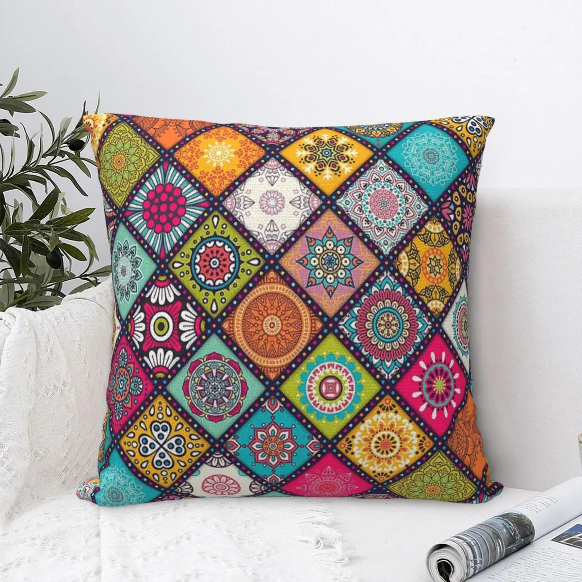 Mandala Hippie Bohemian Boho Polyester Cushion Cover Pillow Sofa Pillow Cover Living Room Hug Cushion Cover Home Decor
Mandala Hippie Bohemian Boho Polyester Cushion Cover Pillow Sofa Pillow Cover Living Room Hug Cushion Cover Home Decor