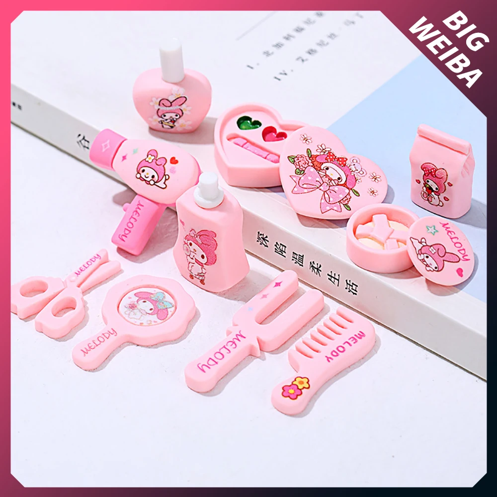 Kawaii 10Pcs Mymelody Haircut Cosmetics Resin Diy Handmade Cup Phone Bobby Pin Accessories Mini Dolls House Decoration Model Toy
Kawaii 10Pcs Mymelody Haircut Cosmetics Resin Diy Handmade Cup Phone Bobby Pin Accessories Mini Dolls House Decoration Model Toy