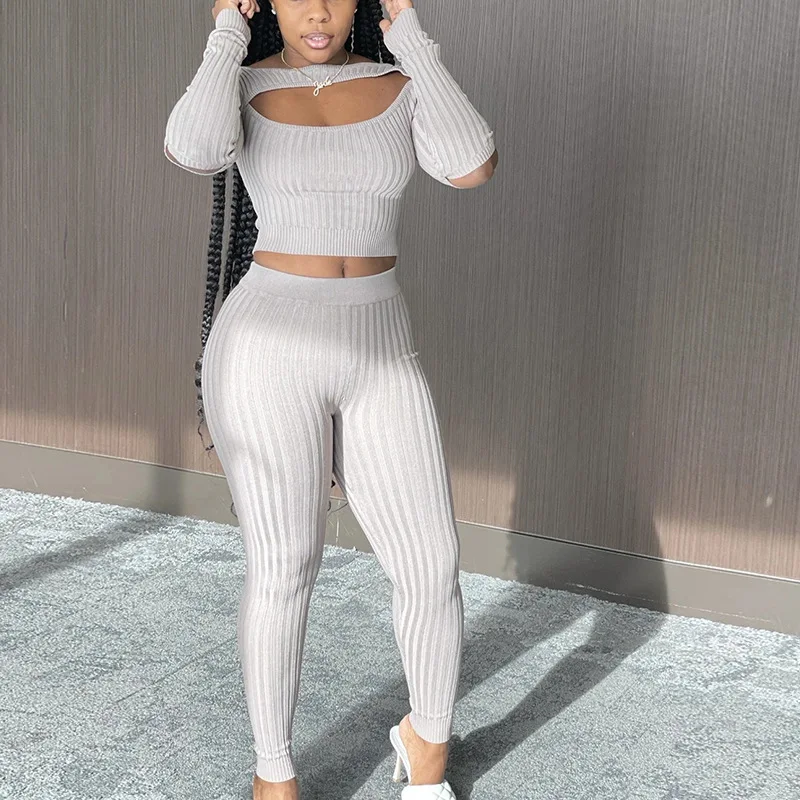 hirigin Women’s Casual Two Piece Outfits Set Long Sleeve Cutout Ribbed Tops and Leggings Set Loungewear Fall Winter Outfits
hirigin Women’s Casual Two Piece Outfits Set Long Sleeve Cutout Ribbed Tops and Leggings Set Loungewear Fall Winter Outfits