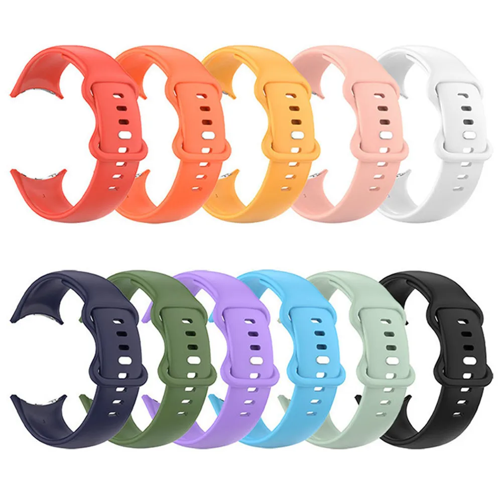 Sport Silicone Strap For Google Pixel Watch Band Wristband Butterfly Two-Hole Monochrome Watchband Accessories
Sport Silicone Strap For Google Pixel Watch Band Wristband Butterfly Two-Hole Monochrome Watchband Accessories