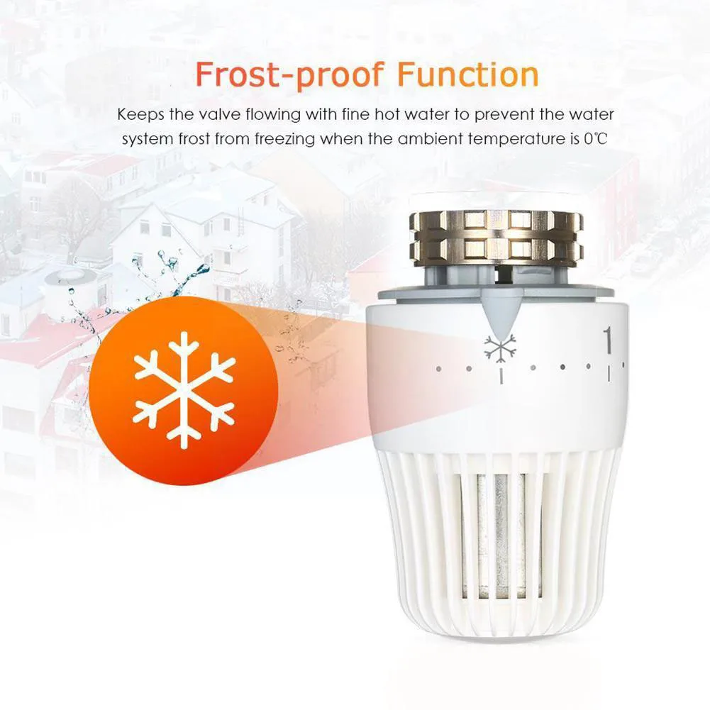 Thermostatic Temperature Control Valve Head M30x1.5 Radiator Replacement Head Adjustable Control Valve Heating Part Replace
Thermostatic Temperature Control Valve Head M30x1.5 Radiator Replacement Head Adjustable Control Valve Heating Part Replace