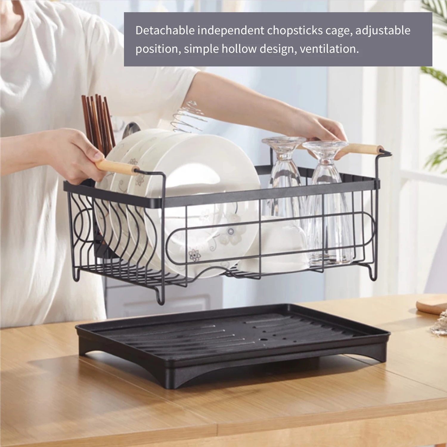 Draining Rack Bowl Storage Shelves Kitchen Plate Rack Draining Board Dishhanger Dish Rack Tableware Bowl with Chopsticks Cage
Draining Rack Bowl Storage Shelves Kitchen Plate Rack Draining Board Dishhanger Dish Rack Tableware Bowl with Chopsticks Cage