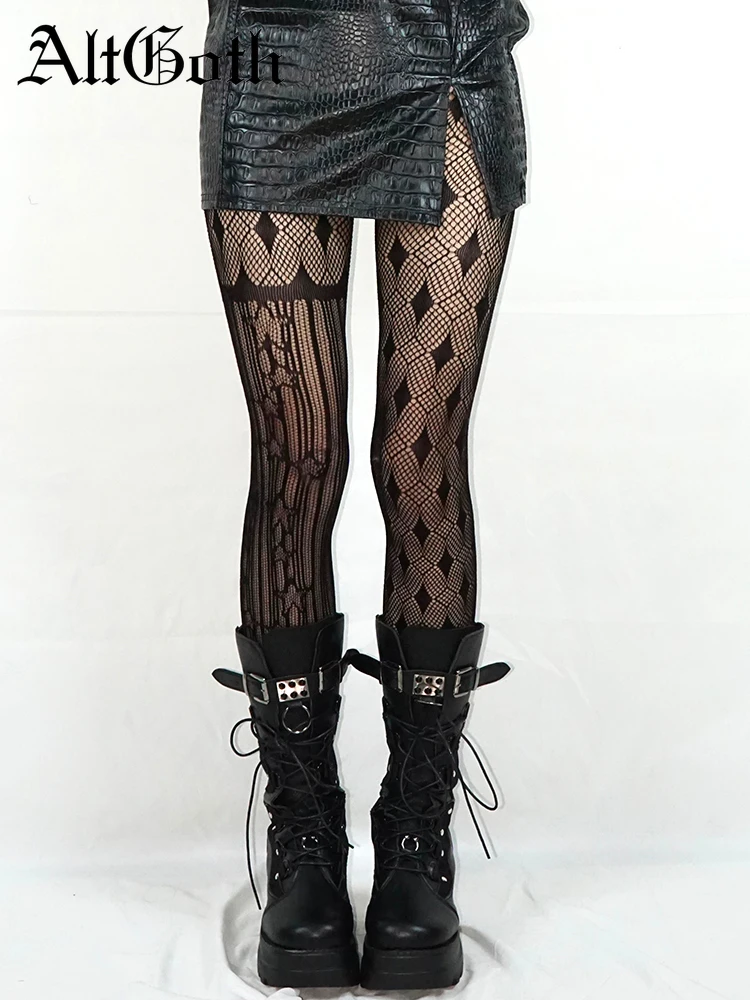 AltGoth Mall Gothic Striped Pantyhose Women Vintage Punk Sexy Plaid Patchwork Thin Fishnet Socks Y2k E-girl Emo Alt Stockings
AltGoth Mall Gothic Striped Pantyhose Women Vintage Punk Sexy Plaid Patchwork Thin Fishnet Socks Y2k E-girl Emo Alt Stockings