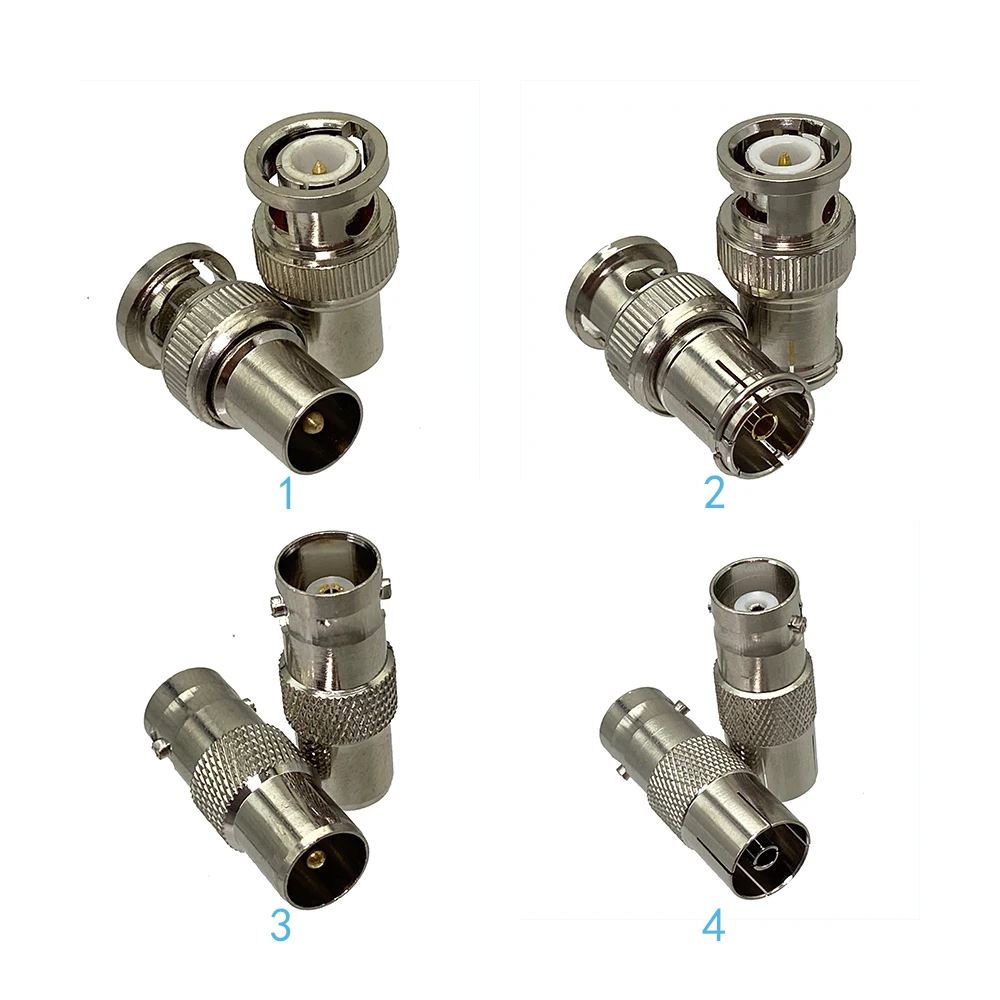 1 шт. BNC в IEC PAL DVB-T штекер и гнездовой разъем радиочастотного коаксиального адаптера соединительные провода терминалы 
1 шт. BNC в IEC PAL DVB-T штекер и гнездовой разъем радиочастотного коаксиального адаптера соединительные провода терминалы