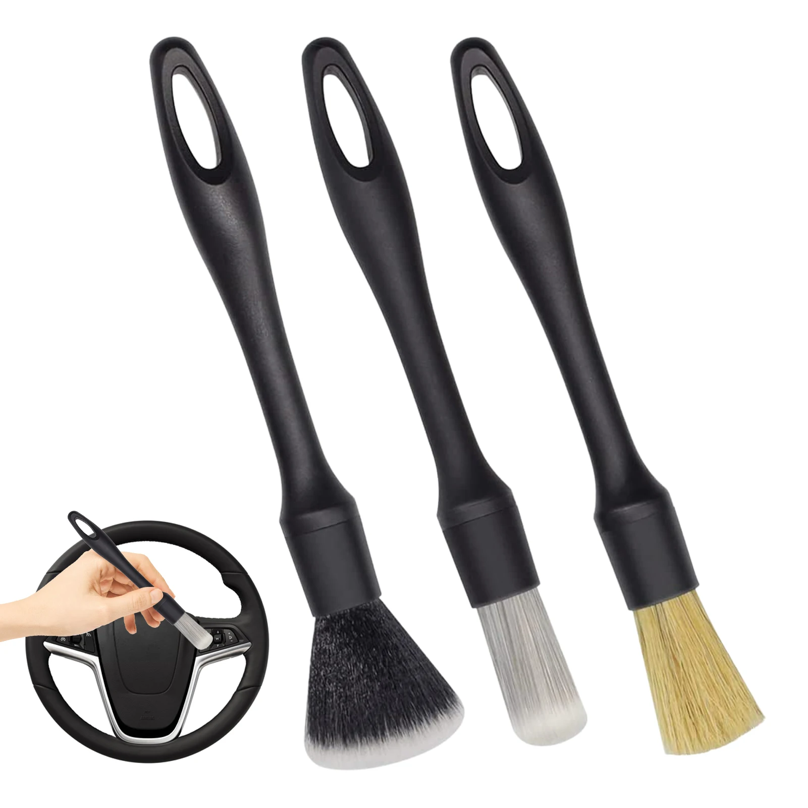 Soft Bristles Detailing Brush Car Wheel Tire Cleaning Brush Interior Cleaner Set Automotive Detail Brushes For Cleaning Wheels
Soft Bristles Detailing Brush Car Wheel Tire Cleaning Brush Interior Cleaner Set Automotive Detail Brushes For Cleaning Wheels