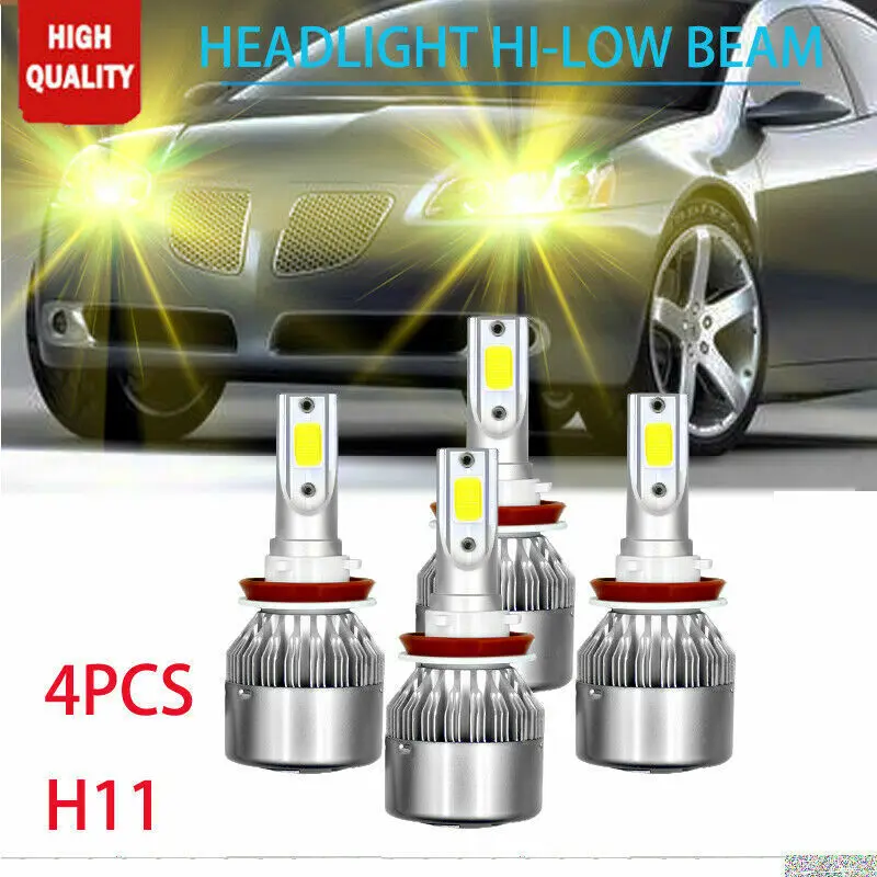 4x комплект светодиодных фар H9 + H11 дальний и ближний свет 3000K желтый для Pontiac G6 2005-2010
4x комплект светодиодных фар H9 + H11 дальний и ближний свет 3000K желтый для Pontiac G6 2005-2010