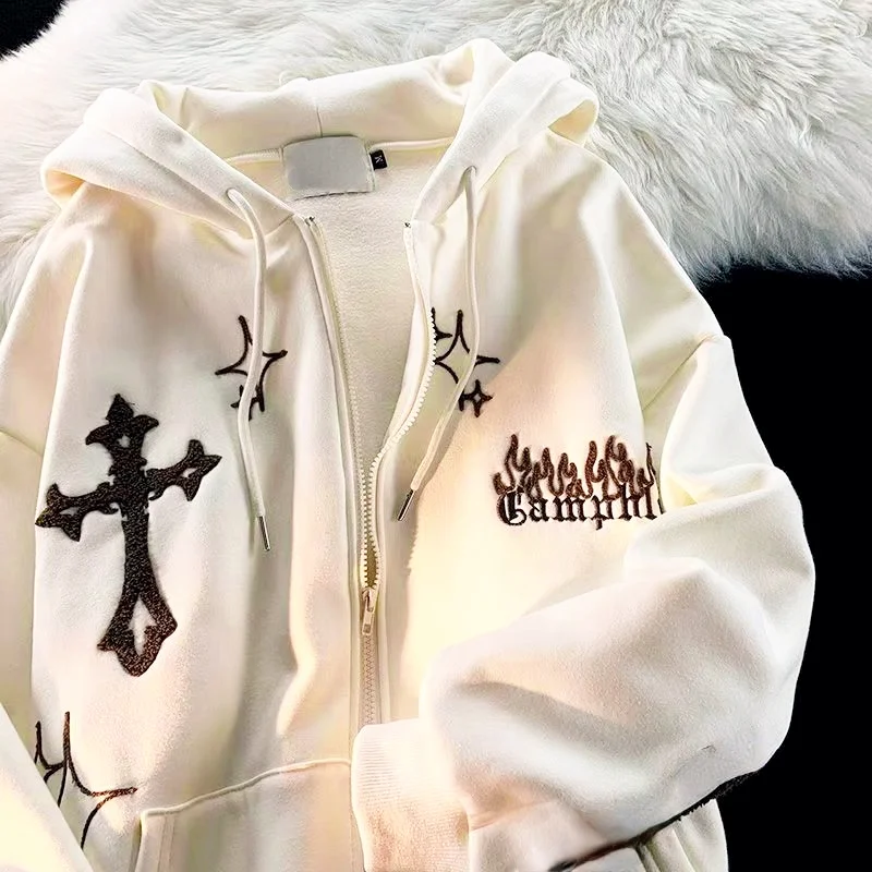 Y2k Women Hoodies Casual Graffiti Print Outwear Zipper Flame High Street New Retro High Street Sweatshirts Pocket Flame 2022
Y2k Women Hoodies Casual Graffiti Print Outwear Zipper Flame High Street New Retro High Street Sweatshirts Pocket Flame 2022