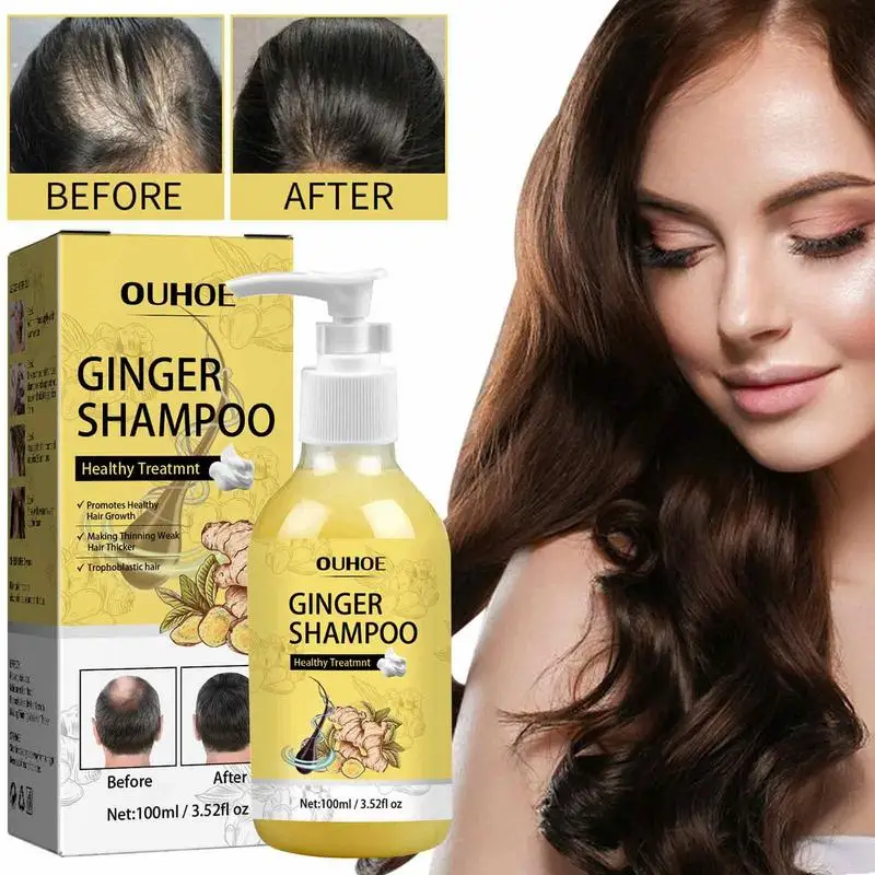

Ginger Scalp Care Shampoo Hair Growth Deep Anti Hair Refreshing Scalp Softening Nourishing Hair Loss Care Anti Dandruff Shampoo