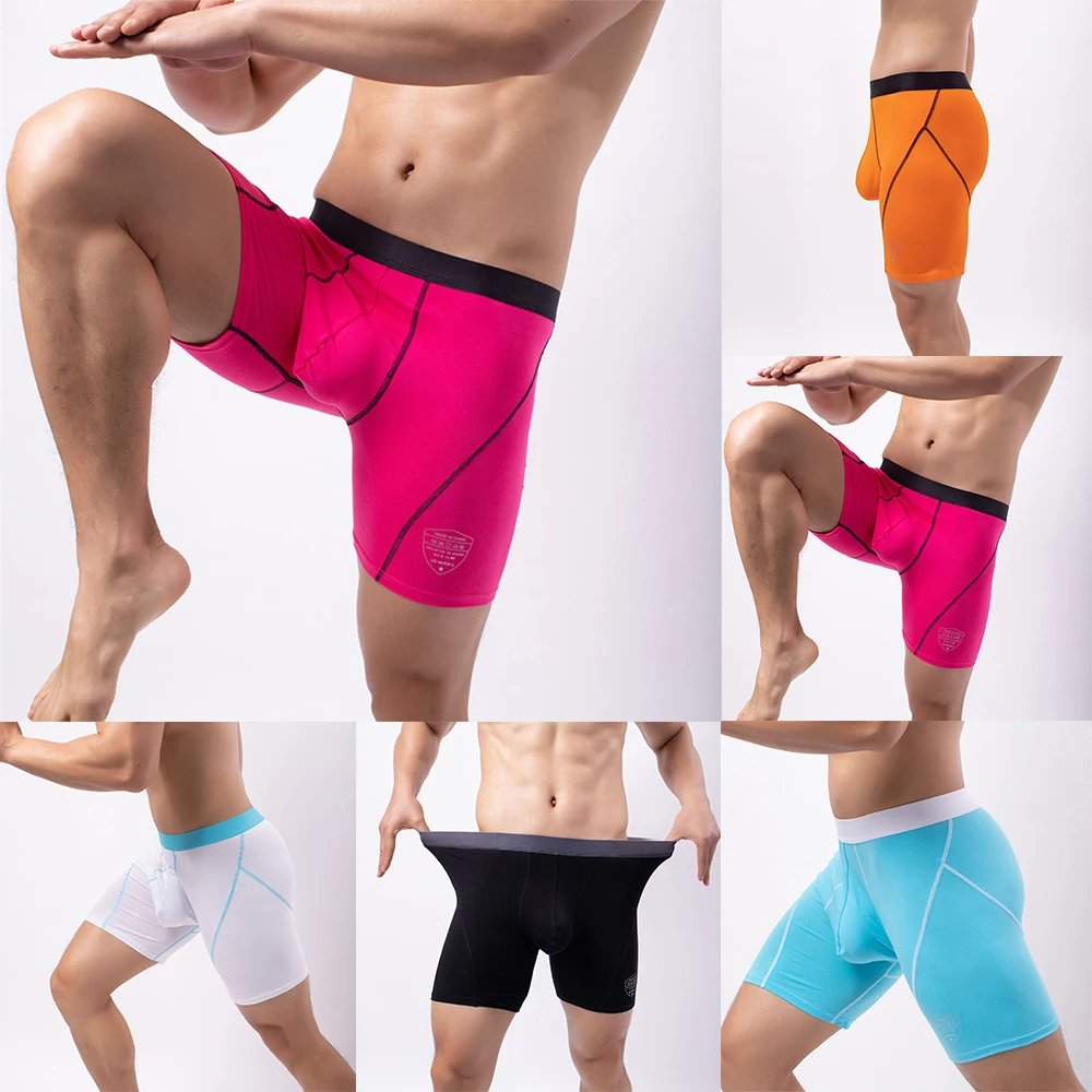 Sport Long Cock Boxers Men Breathable Underwear Running Lengthening Wear Resistant Leg Panties Underpants Long Leg Pants A50
Sport Long Cock Boxers Men Breathable Underwear Running Lengthening Wear Resistant Leg Panties Underpants Long Leg Pants A50