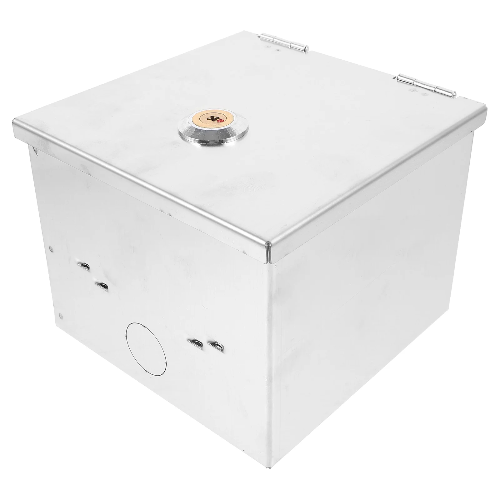 Stainless Steel Outlet Box Metal Socket Box Anti-theft Outlet Box Protective Socket Box with Lock
Stainless Steel Outlet Box Metal Socket Box Anti-theft Outlet Box Protective Socket Box with Lock