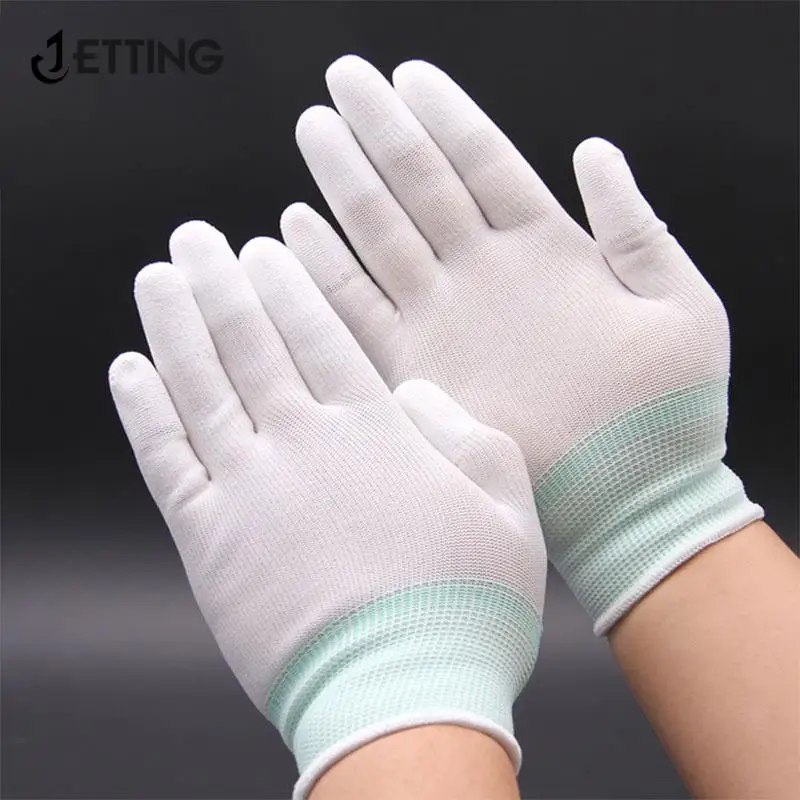 

Антистатические перчатки, Антистатические Рабочие электронные перчатки ESD для ПК, противоскользящие перчатки с полиуретановым покрытием п...