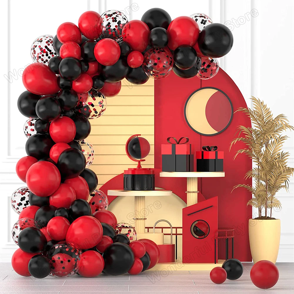 Red Balloon Garland Arch Kit Black Red Confetti Balloons Wedding Christmas Baby Shower Party Birthday Valentine Day Decoration
Red Balloon Garland Arch Kit Black Red Confetti Balloons Wedding Christmas Baby Shower Party Birthday Valentine Day Decoration