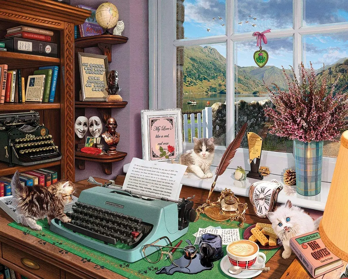 Writer's desk Jigsaw Puzzles for Adults Toys Game Gift Brain challenge homeschool supplies educational
Writer's desk Jigsaw Puzzles for Adults Toys Game Gift Brain challenge homeschool supplies educational
