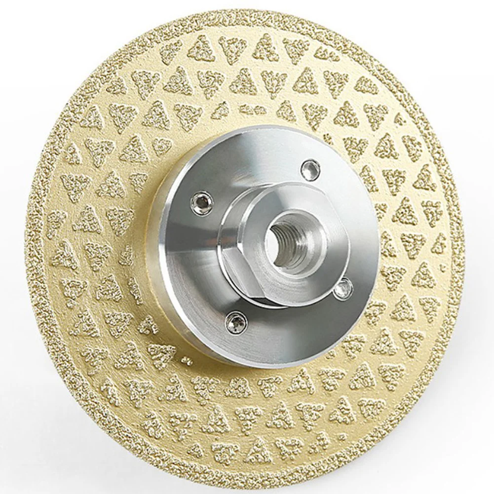 

Diamond Grinding Disc Cutting Wheel Saw Blade 45/60/100 Grit 100mm M10 Thread Hole Double Sided Brazed For Angle Grinder Parts