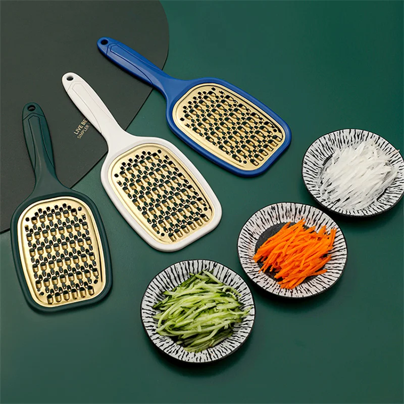 Kitchen Grater Multifunctional Stainless Steel Potato Shredded Carrot Grater Light Luxury Cutting Vegetable Melon Peeler
Kitchen Grater Multifunctional Stainless Steel Potato Shredded Carrot Grater Light Luxury Cutting Vegetable Melon Peeler