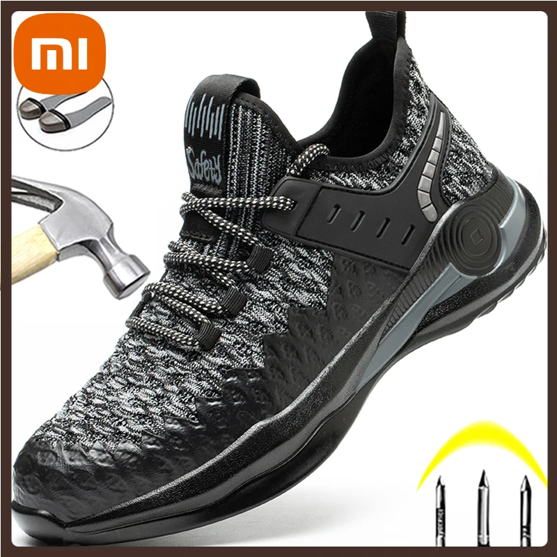 XIAOMI Safety Shoes Men Work Sneakers Male Steel Toe Shoes Indestructible Protective Shoes Anti-puncture Security Shoes
XIAOMI Safety Shoes Men Work Sneakers Male Steel Toe Shoes Indestructible Protective Shoes Anti-puncture Security Shoes