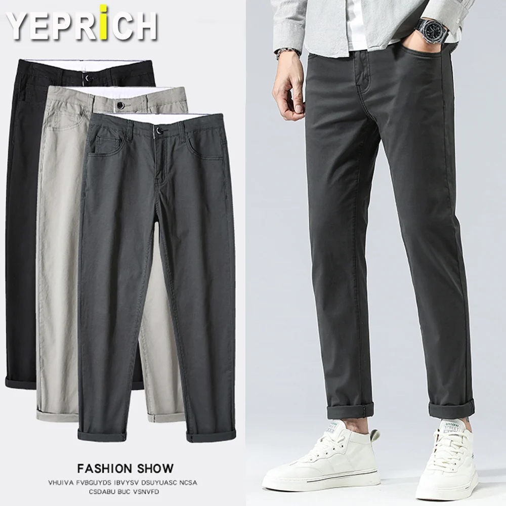Daily Office Business Trousers for Men Cotton Comfortable Clothes 2022 Formal Work Pants Black Straight Leg Slim Fit Male
Daily Office Business Trousers for Men Cotton Comfortable Clothes 2022 Formal Work Pants Black Straight Leg Slim Fit Male
