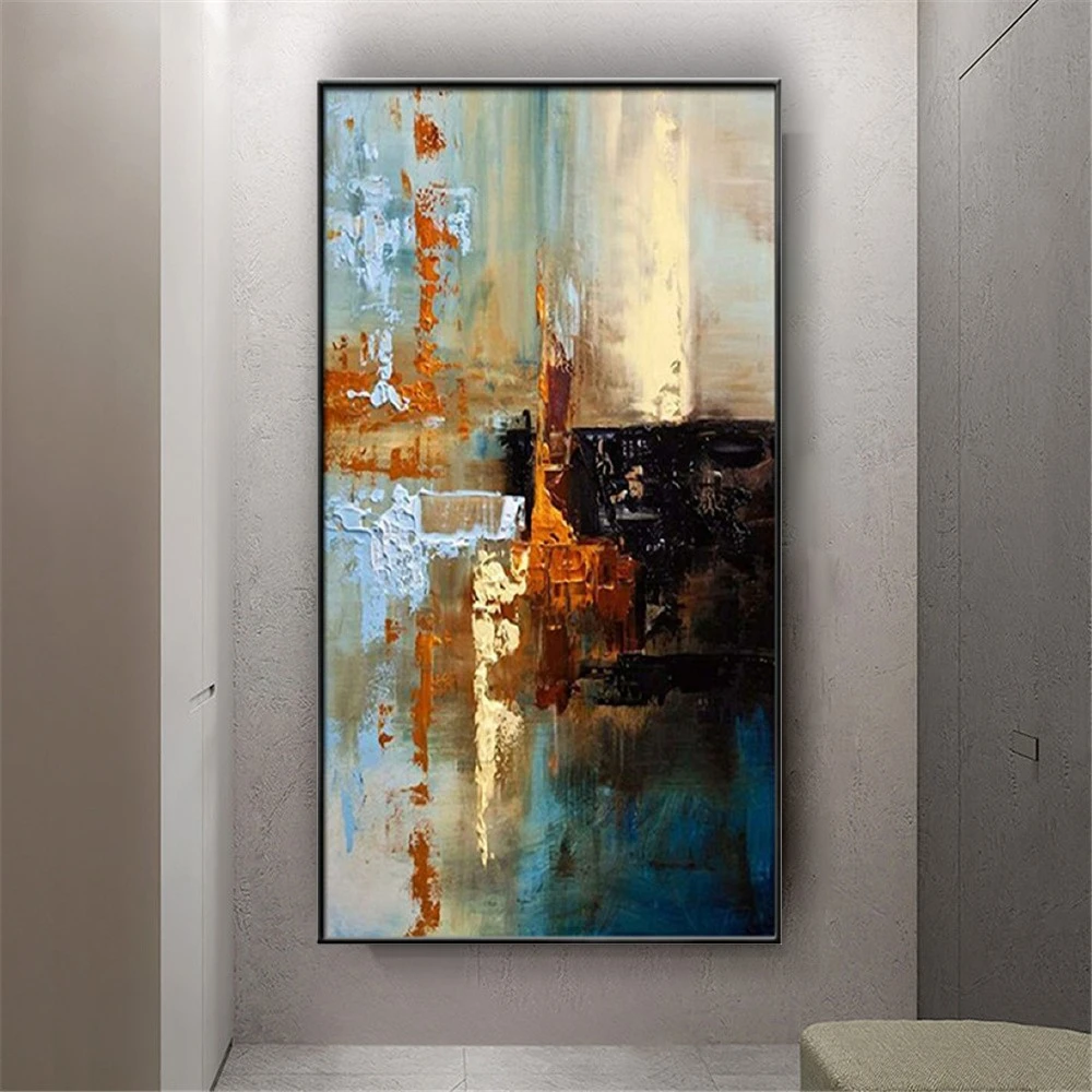 100% Hand Painted On Canvas Wall Picture For Living Room Home Decor Wall Oil Painting Large Size Modern Gray Blue Orange Mural
100% Hand Painted On Canvas Wall Picture For Living Room Home Decor Wall Oil Painting Large Size Modern Gray Blue Orange Mural