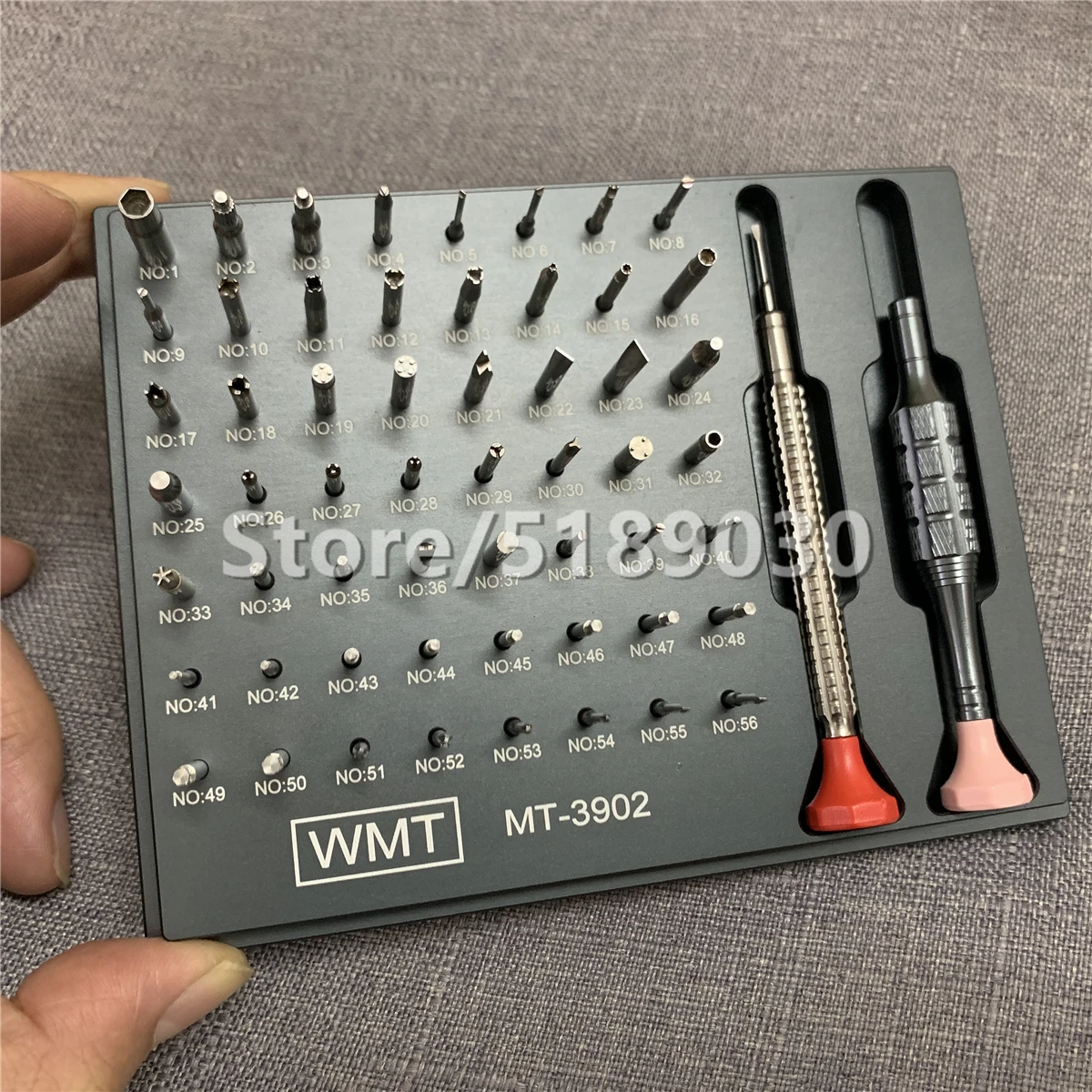 Watch repair tool Assortment of 56 Tips Stainless Steel Watch Screwdriver Set for Brand Watch Repair for watchmaker
Watch repair tool Assortment of 56 Tips Stainless Steel Watch Screwdriver Set for Brand Watch Repair for watchmaker