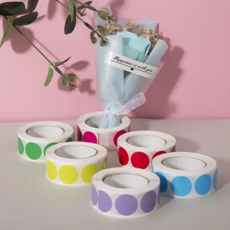 500/1000Pcs Color Code Dot Labels Stickers 1/2 3/4 Inch Chroma Label Dot Gift Stickers Adhesive Package Label Party Decoration
500/1000Pcs Color Code Dot Labels Stickers 1/2 3/4 Inch Chroma Label Dot Gift Stickers Adhesive Package Label Party Decoration