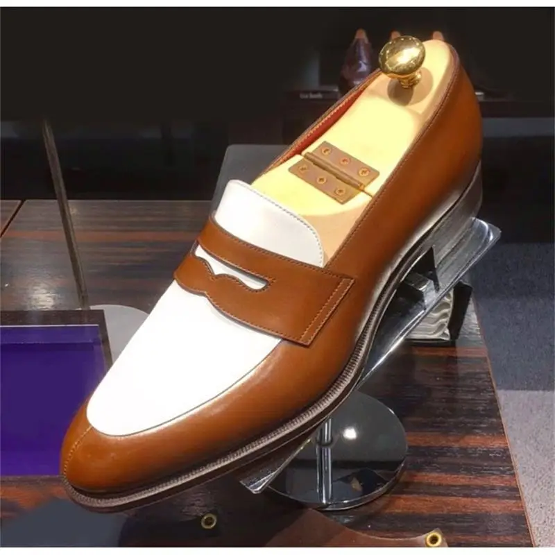 Loafers Men Shoes PU Colorblock Fashion Business Casual Wedding Party Outdoor Daily Classic Mask Comfortable Dress Shoes CP084
Loafers Men Shoes PU Colorblock Fashion Business Casual Wedding Party Outdoor Daily Classic Mask Comfortable Dress Shoes CP084