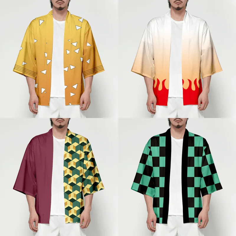 Anime Cosplay Costume Demon Slayer Kimetsu No Yaiba Haori Kimono Agatsuma Zenitsu Kochou Shinobu Anime Cloak Clothes
Anime Cosplay Costume Demon Slayer Kimetsu No Yaiba Haori Kimono Agatsuma Zenitsu Kochou Shinobu Anime Cloak Clothes
