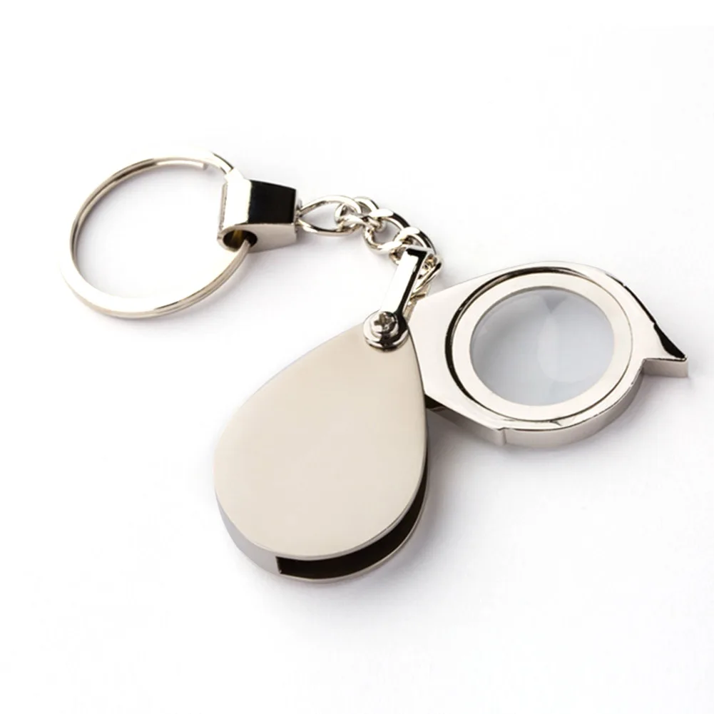 Mini 15X Key Ring Magnifier Portable Folding Key Chain Magnifying Optical Glass Loupe Jewelry Pocket Magnifier for Reading 
Mini 15X Key Ring Magnifier Portable Folding Key Chain Magnifying Optical Glass Loupe Jewelry Pocket Magnifier for Reading