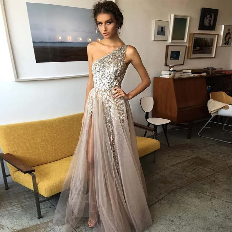 BAZIIINGAAA Luxury Evening Dresses One-Shoulder Sleeveless A-shaped Floor-Length Organza 2022 New of Sequined Prom Dress Women
BAZIIINGAAA Luxury Evening Dresses One-Shoulder Sleeveless A-shaped Floor-Length Organza 2022 New of Sequined Prom Dress Women