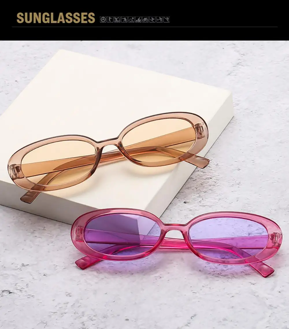 New UV400 Fashion Vintage Sunglasses Women Brand Designer Retro Rectangle Sun Glasses Female Ins Popular Colorful Square Eyewear
New UV400 Fashion Vintage Sunglasses Women Brand Designer Retro Rectangle Sun Glasses Female Ins Popular Colorful Square Eyewear