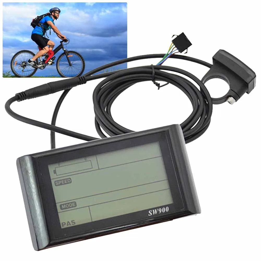 SW900 LCD Display Meter Control Panel 24/36/48V/60V/72V E-Bike Electric Bicycle Scooter 5 Pins SM Plug Connector S900 Display
SW900 LCD Display Meter Control Panel 24/36/48V/60V/72V E-Bike Electric Bicycle Scooter 5 Pins SM Plug Connector S900 Display
