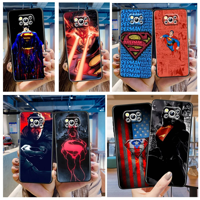 Justice League Superman Cool Phone Case For Xiaomi Mi Poco X4 X3 X2 NFC F4 F3 F2 GT M5 M5s M4 M3 Pro C40 C3 5G Black Funda Cover
Justice League Superman Cool Phone Case For Xiaomi Mi Poco X4 X3 X2 NFC F4 F3 F2 GT M5 M5s M4 M3 Pro C40 C3 5G Black Funda Cover